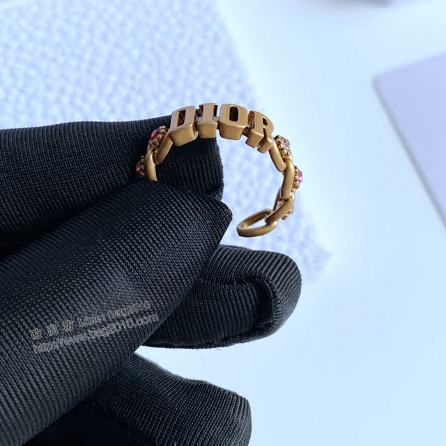 Dior飾品 迪奧經典熱銷款戒指 火爆時尚單品字母女戒指  zgd1325